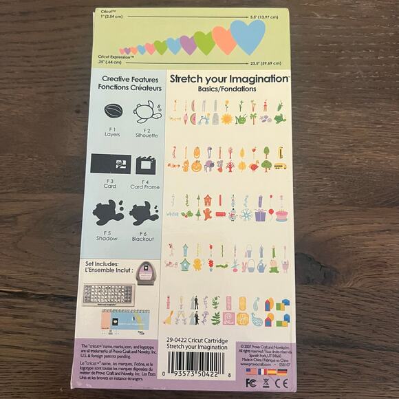 Cricut Provo Craft 2 Shapes Cartridges Bundle Scrapbooking, Art and Crafts - Picture 5 of 7